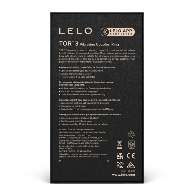 LELO TOR３（トル3） バイオレットダスク 商品説明画像5