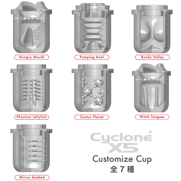 【在庫限定セール!!】CycloneX5 Custom Cup #5 Boobs Valley ◇ 商品説明画像4