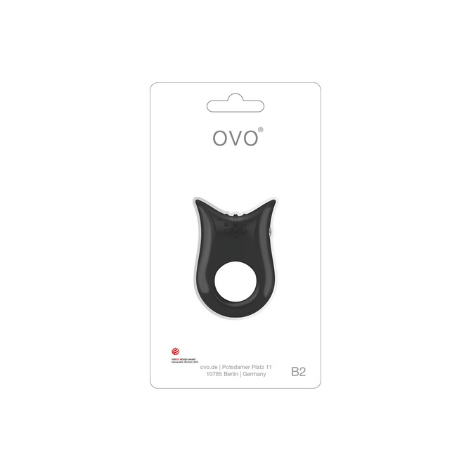 OVO B2 VIBRATING RING BLACK　OVO-002 商品説明画像2