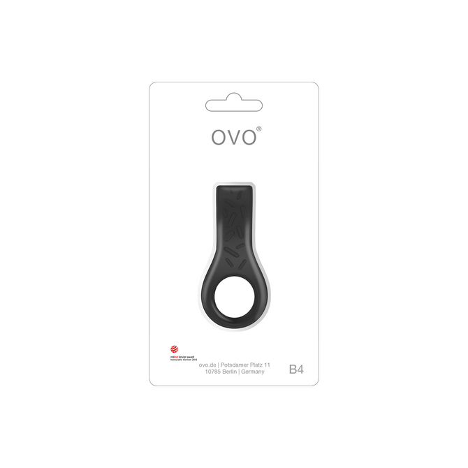 【販売終了・アダルトグッズ、大人のおもちゃアーカイブ】OVO B4 VIBRATING RING BLACK　OVO-004　062 商品説明画像2