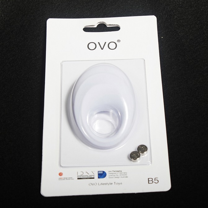 OVO B5 VIBRATING RING WHITE　OVO-005 商品説明画像3