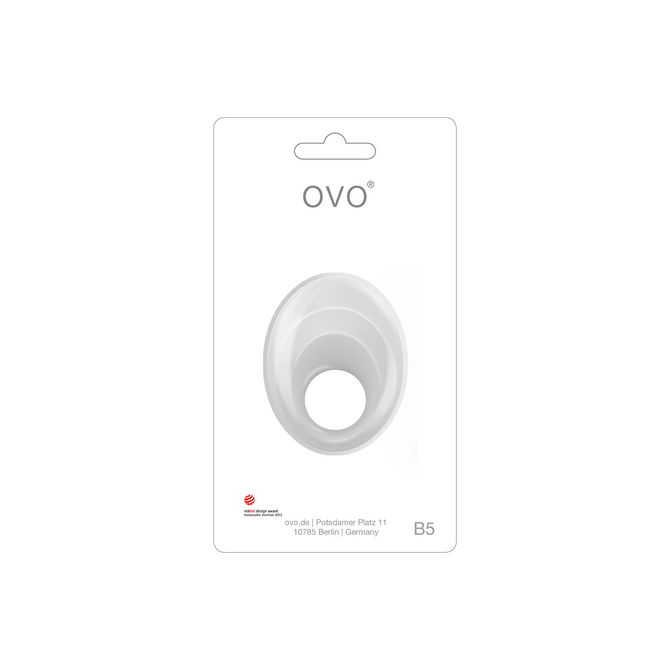 OVO B5 VIBRATING RING WHITE　OVO-005 商品説明画像2