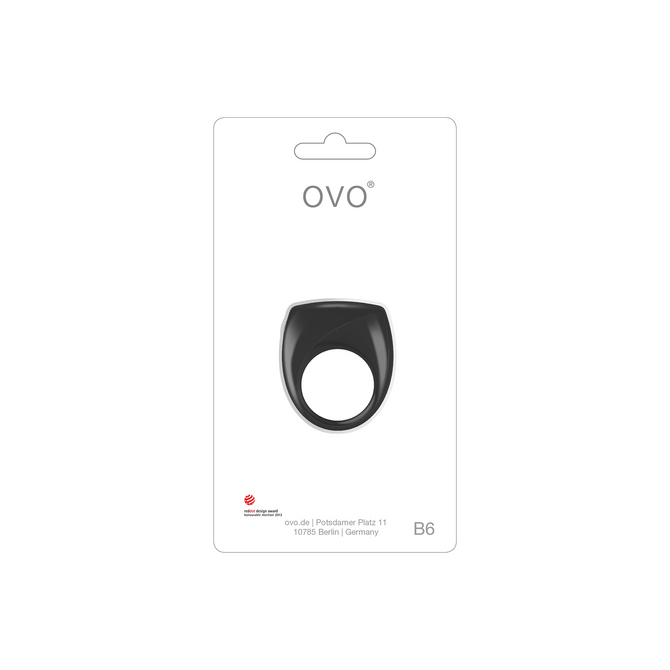 OVO B6 VIBRATING RING BLACK　OVO-006 商品説明画像2