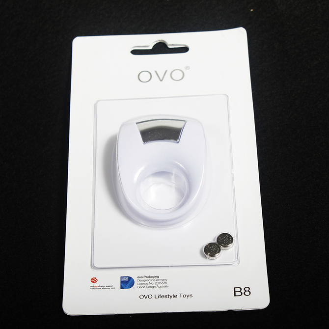 OVO B8 VIBRATING RING WHITE　OVO-008 商品説明画像3