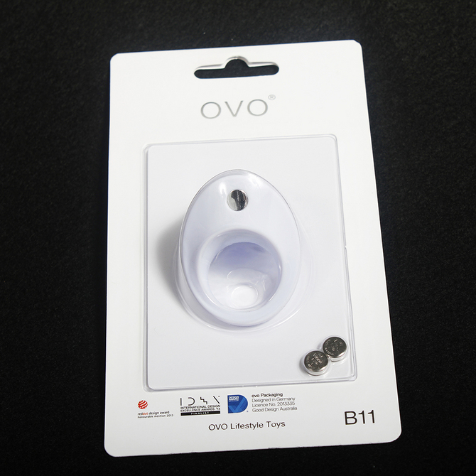 【販売終了・アダルトグッズ、大人のおもちゃアーカイブ】OVO B11 VIBRATING RING WHITE　OVO-011 商品説明画像3
