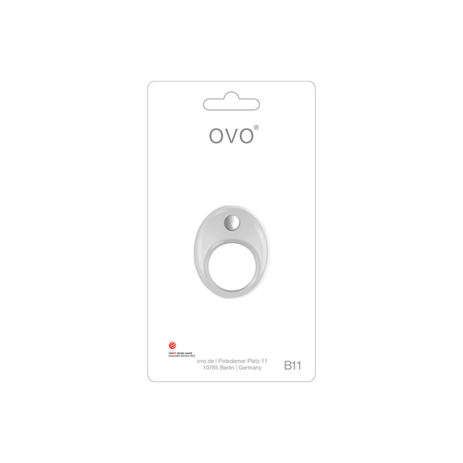 【販売終了・アダルトグッズ、大人のおもちゃアーカイブ】OVO B11 VIBRATING RING WHITE　OVO-011 商品説明画像2