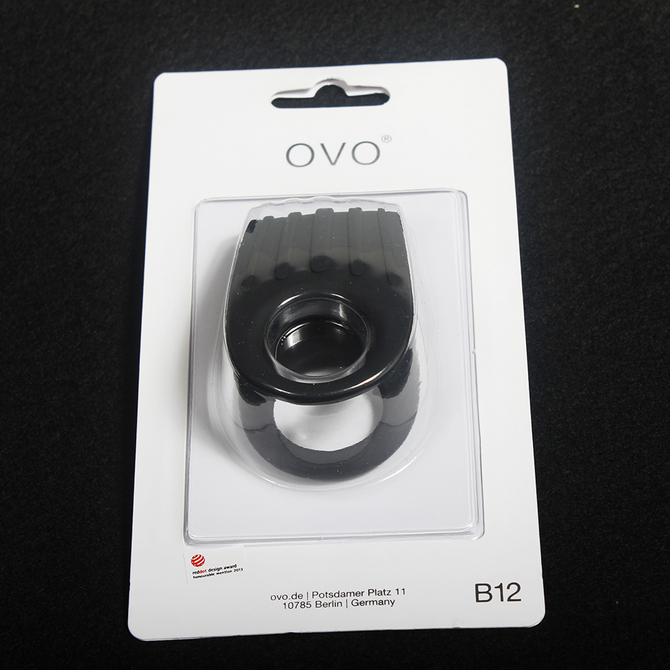 OVO B12 VIBRATING RING BLACK　OVO-012 商品説明画像3