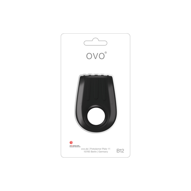 OVO B12 VIBRATING RING BLACK　OVO-012 商品説明画像2