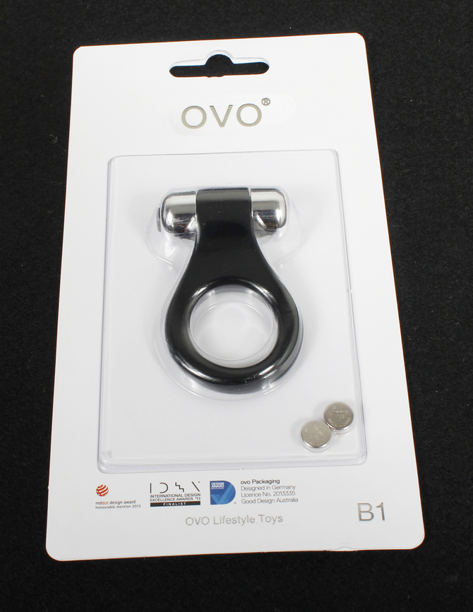OVO B1 VIBRATING RING BLACK CHROME　OVO-038 商品説明画像2