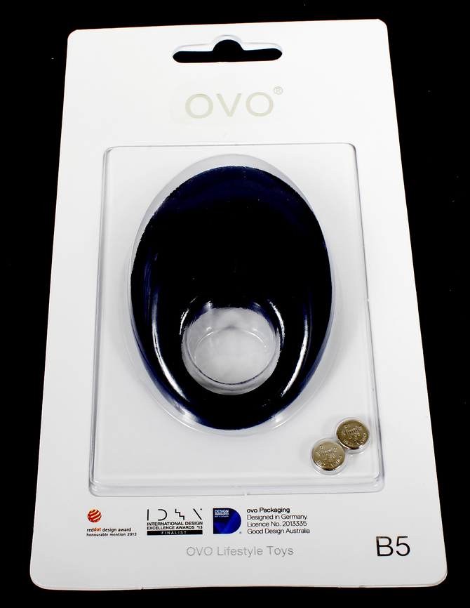 OVO B5 VIBRATING RING BLUE　OVO-045 商品説明画像2