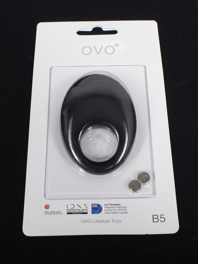 OVO B5 VIBRATING RING BLACK　OVO-046 商品説明画像2