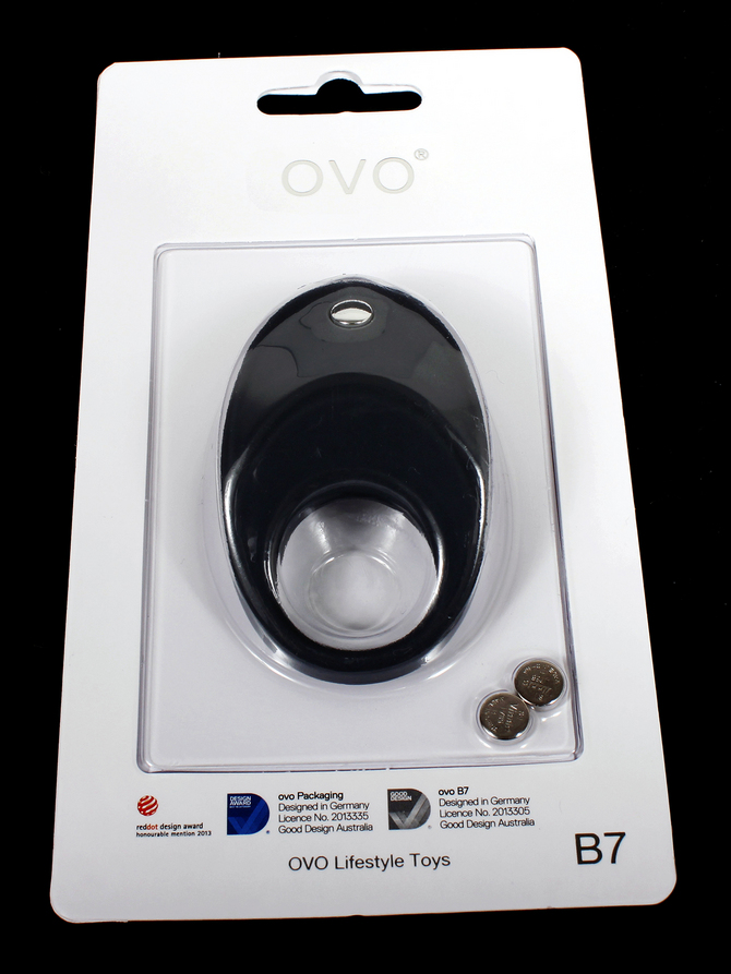 【販売終了・アダルトグッズ、大人のおもちゃアーカイブ】OVO B7 VIBRATING RING GREY　OVO-049 商品説明画像2