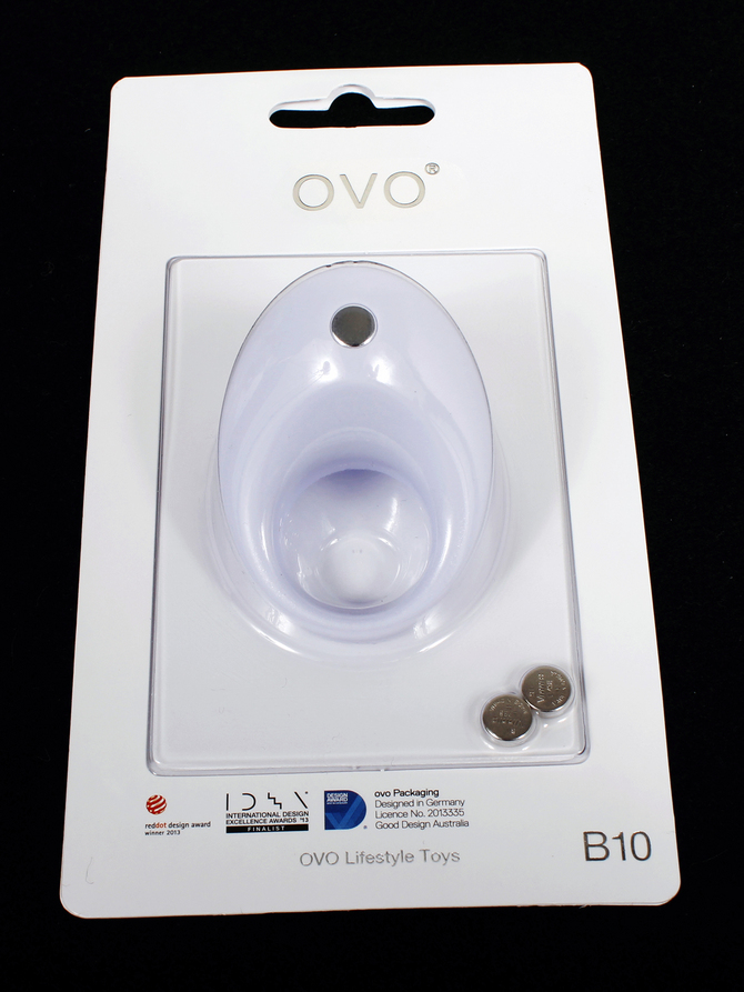 OVO B10 VIBRATING RING WHITE　OVO-054 商品説明画像2