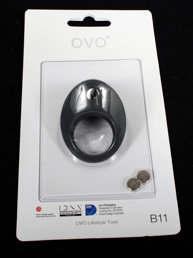 【販売終了・アダルトグッズ、大人のおもちゃアーカイブ】OVO B11 VIBRATING RING GREY　OVO-056 商品説明画像2