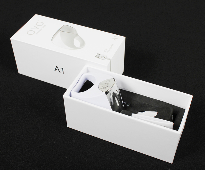 OVO A1 RECHARGEABLE RING WHITE/CHROME OVO-105 商品説明画像4