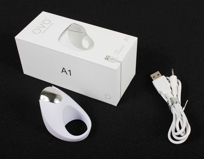 OVO A1 RECHARGEABLE RING WHITE/CHROME OVO-105 商品説明画像7