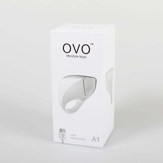 OVO A1 RECHARGEABLE RING WHITE/CHROME OVO-105 商品説明画像3