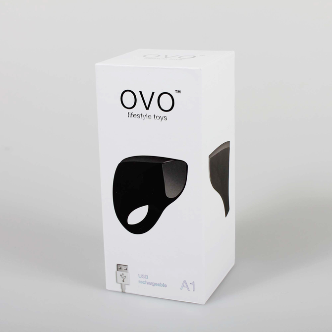 OVO A1 RECHARGEABLE RING BLACK/CHROME　OVO-104 商品説明画像3