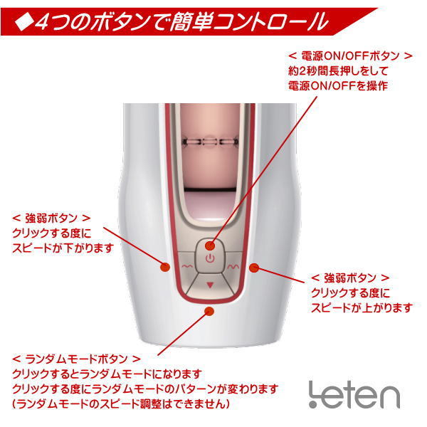 LETEN 電動ホールLT9003  　ヴァギナカップ 商品説明画像5