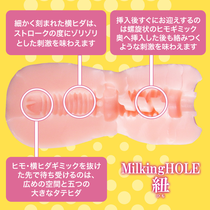 ミルキングホール Milking HOLE 紐[ひも] ◇ 商品説明画像3