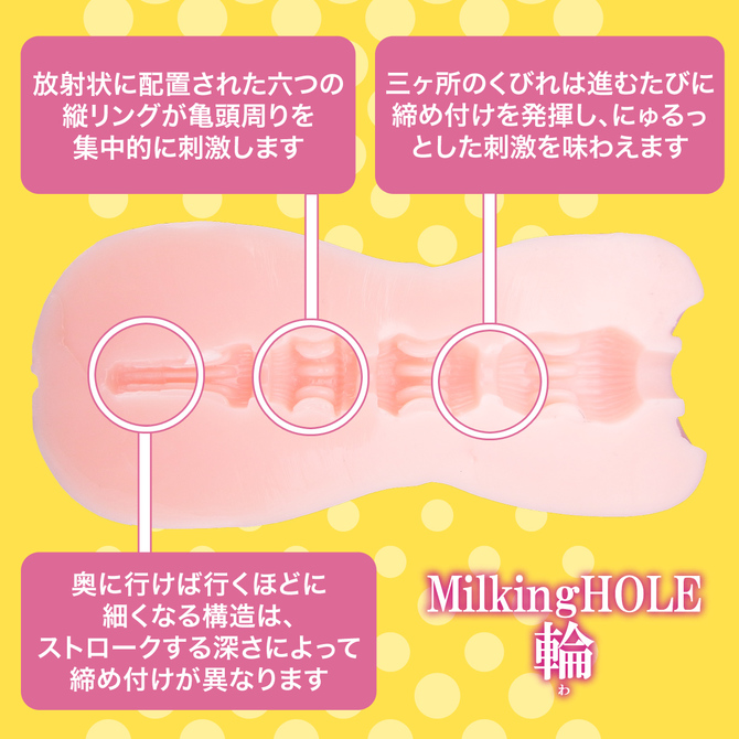 ミルキングホール Milking HOLE 輪[わ] ◇ 商品説明画像3
