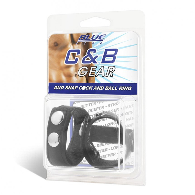 Blue Line Duo Snap C●ck And Ball Ringデュオスナップコック&ボールリング     SKIT-076 商品説明画像1