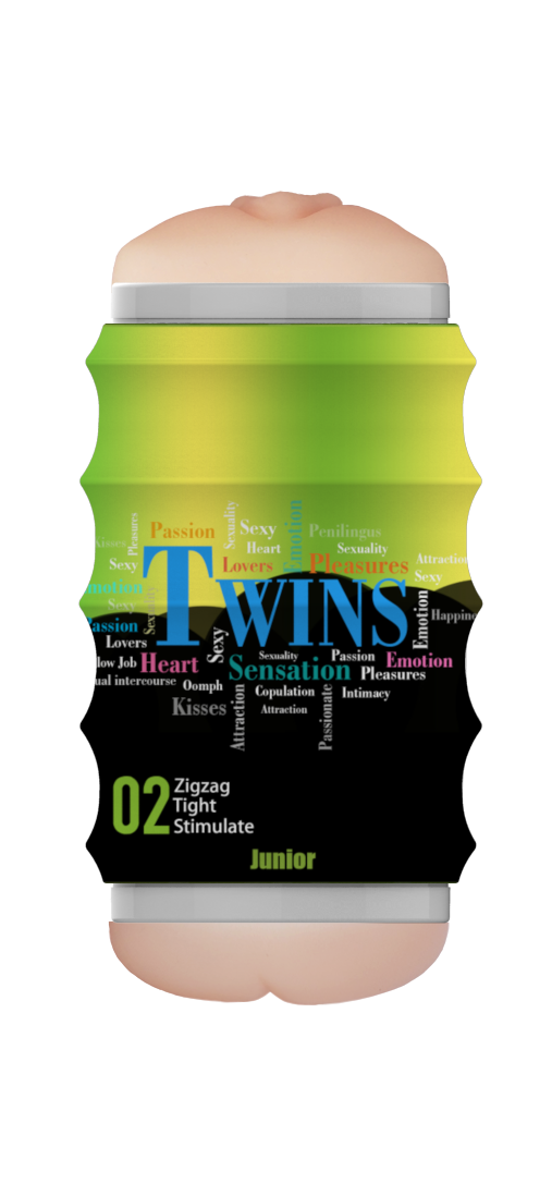 YOUCUPS　TWINS 4D Green 2.Zigzag Tight Stimulate ツインズ ツインパワーフォーディー 2.ジグザグタイト　グリーン ◇ 商品説明画像3