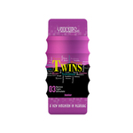 YOUCUPS　TWINS 4D Purple 3.Narrow Tight Stimulate ツインズ ツインパワーフォーディー 3.ナロウタイト　パープル ◇ 具入りオナホ
