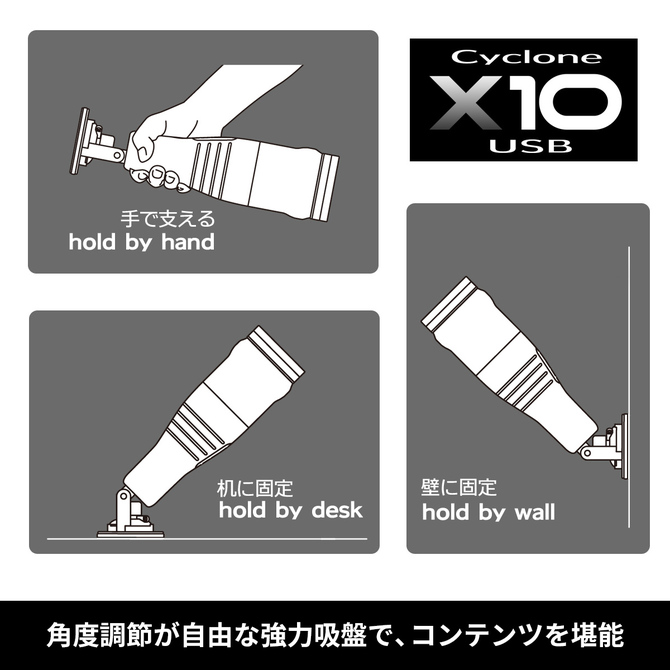 CycloneX10（サイクロンX10） USB 本体（新パッケージ版） ◇ 商品説明画像5