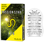 YELOLAB PASSION STAR LEO Yellow【スペースオナポッド やさしい刺激 4連WALL 携帯用に便利なシガレットボックス デンマカバー おもちゃカバー ローション付き】 