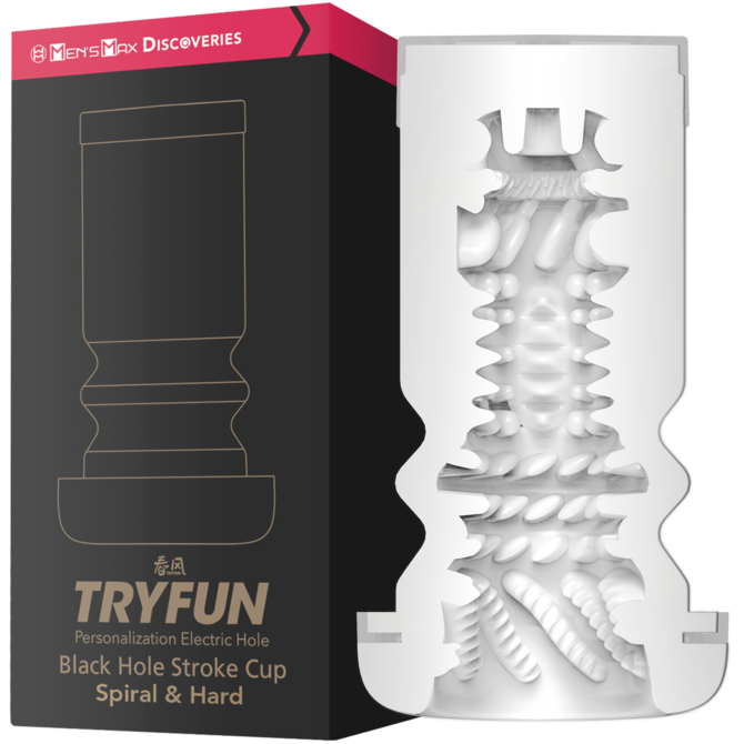 TRYFUN ブラックホール　ストロークカップ専用インナーツール スパイラル＆ハード 商品説明画像2