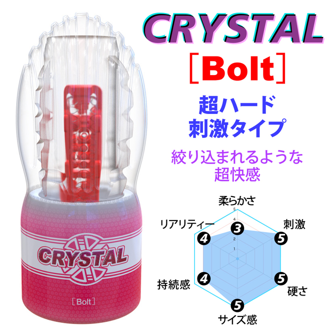 YOUCUPS CRYSTAL Bolt クリスタル ボルト ピンク 商品説明画像4