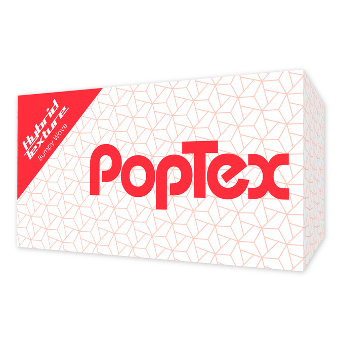 POPTEX Hybrid Texture02 Bampy wave ハイブリットテクスチャーバンピーウェーブ【非対称のハイブリットテクスチャー構造 オトコをアゲルとびっきりの刺激！ 高機能ハンドホール】 商品説明画像2