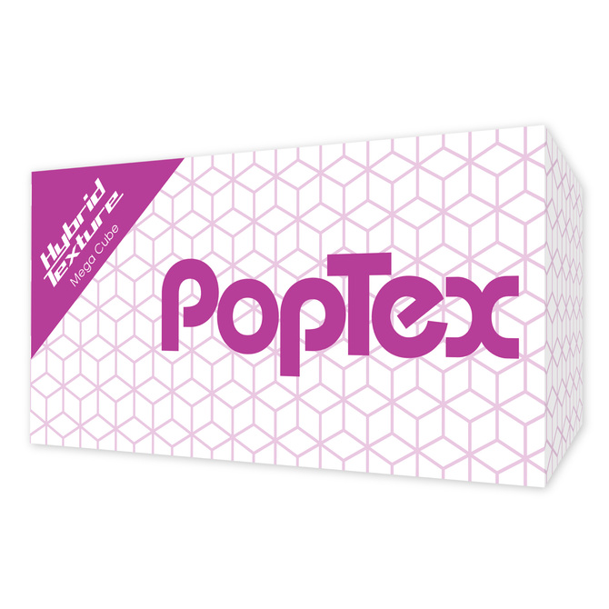 POPTEX Hybrid Texture03 Mega Cube ハイブリットテクスチャーメガキューブ【非対称のハイブリットテクスチャー構造 オトコをアゲルとびっきりの刺激！高機能ハンドホール】 商品説明画像2