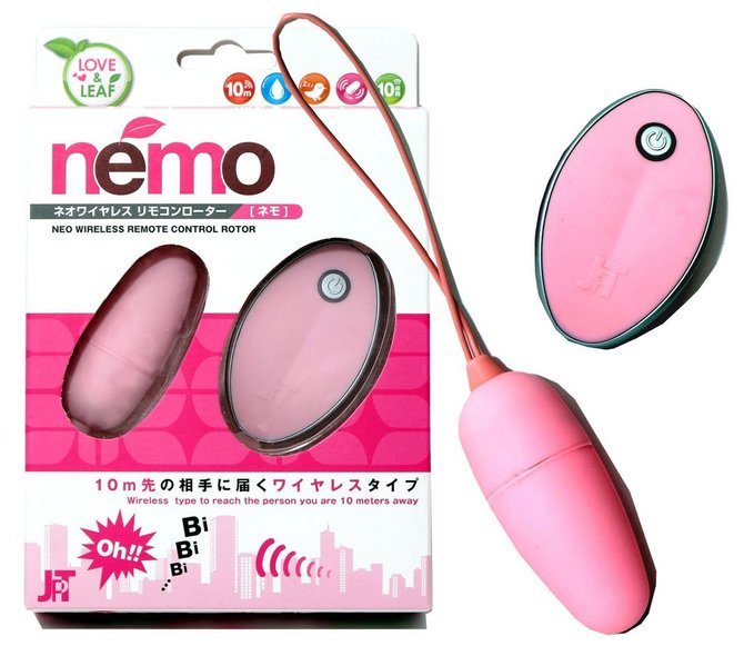 【在庫限定セール!!】～Love&Leaf～ nemo ネオワイヤレス リモコンローター ピンク 商品説明画像1