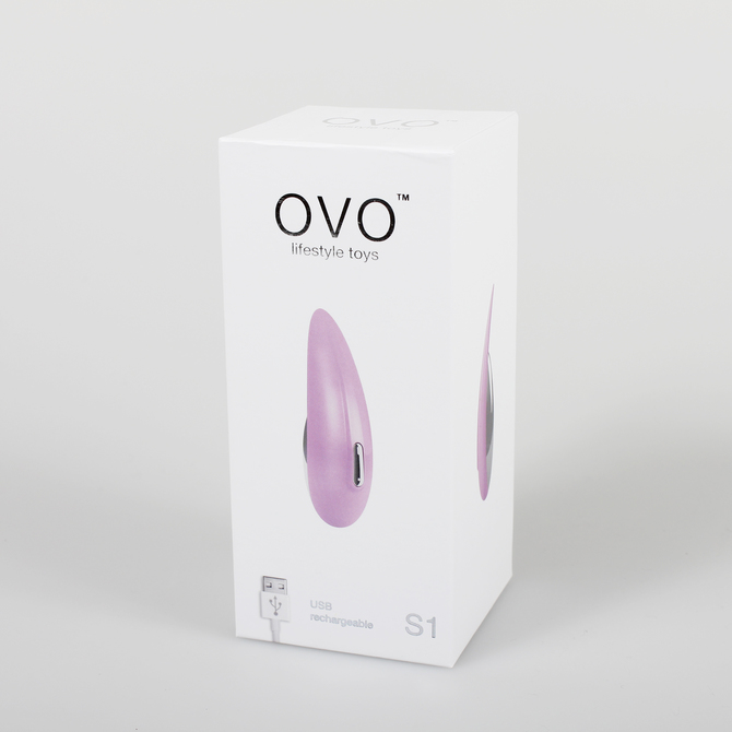 OVO S1 RECHARGEABLE LAY ON ROSE/CHROME OVO-129 商品説明画像1
