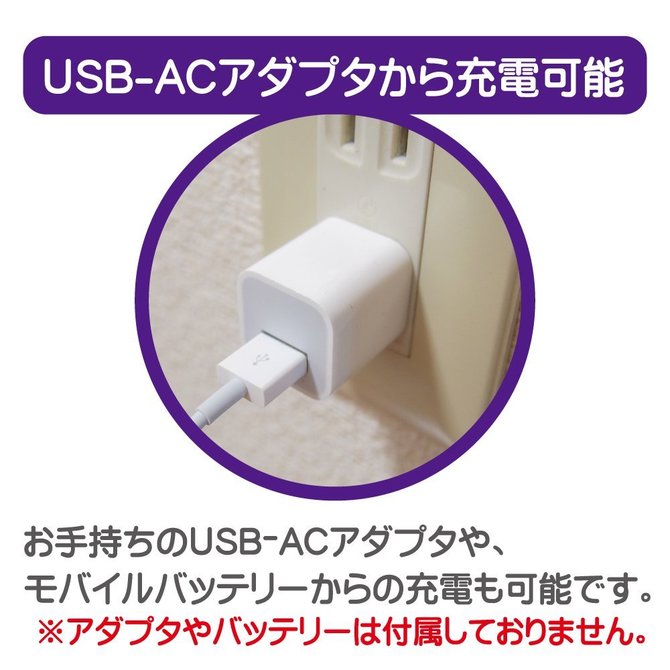 USB充電式パープルローター 商品説明画像5