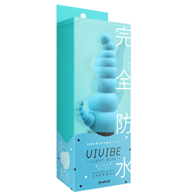 【在庫限定セール!!】完全防水　VIVIBE　snowman　light　blue     UPPP-146 商品説明画像1