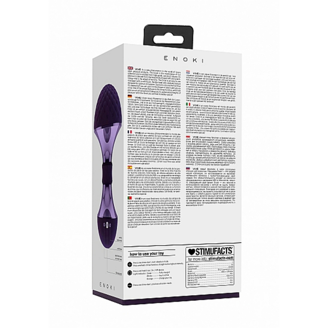 Enoki【エノキ】　Bendable　Massager　Purple     SKIT-111 商品説明画像3