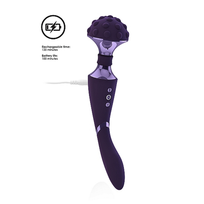 Shiatsu【シアツ】　Bendable　Massager　Wand　Purple     SKIT-113 商品説明画像6