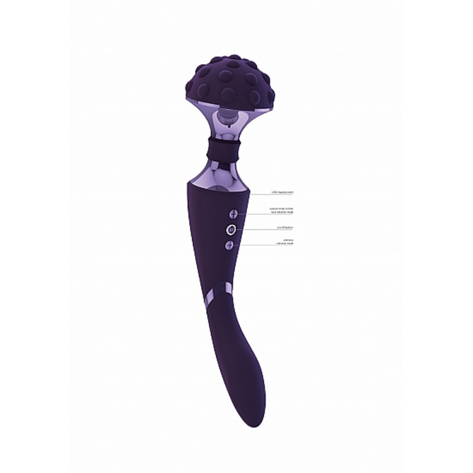 Shiatsu【シアツ】　Bendable　Massager　Wand　Purple     SKIT-113 商品説明画像8