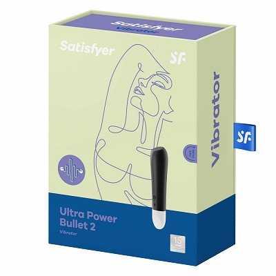 Satisfyer Ultra Power Bullet 1 / サティスファイヤー ウルトラパワーバレット2　ブラック 商品説明画像2