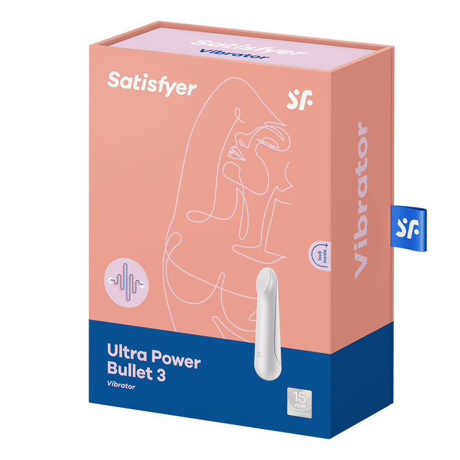 Satisfyer Ultra Power Bullet 3/ サティスファイヤー ウルトラパワーバレット3 ホワイト 商品説明画像1