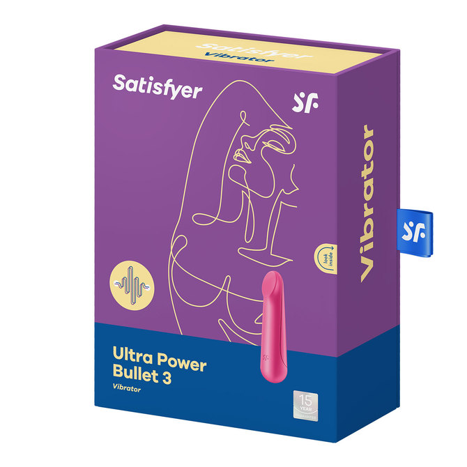 Satisfyer Ultra Power Bullet 3/ サティスファイヤー ウルトラパワーバレット3 レッド【限定色】 商品説明画像1