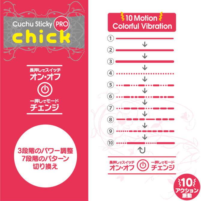 クチュスティッキーPRO　Chick（チック） 商品説明画像2
