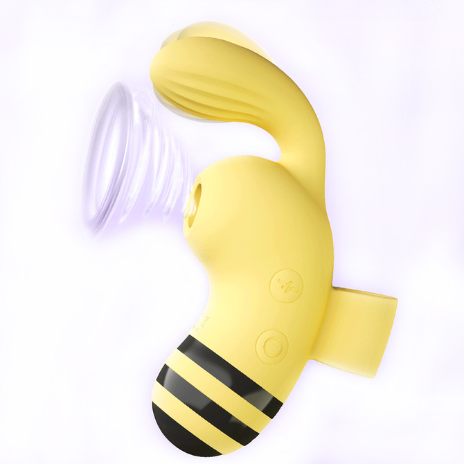 Bee 指輪吸引振動ローター	NY-005	イエロー 商品説明画像2