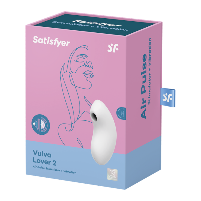 Satisfyer Vulva Lover2 White/サティスファイヤー バルバラバー2 ホワイト 商品説明画像1