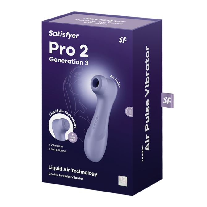 Satisfyer Pro2 G3 Lilac +APP/サティスファイヤー プロ2 G3 ライラック(アプリ対応) 商品説明画像1