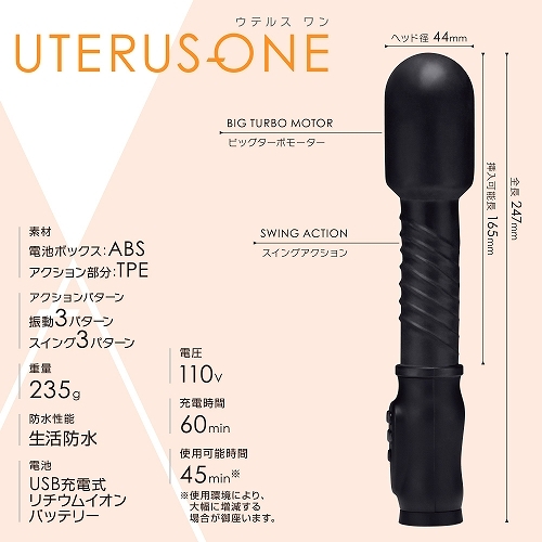 UTERUS-ONE(ウテルスワン)ブラック 商品説明画像2