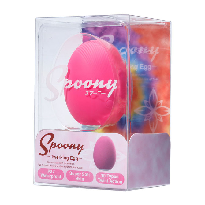 Spoony　Twerking　Egg　Pink　スプーニートワーキングエッグ 商品説明画像1
